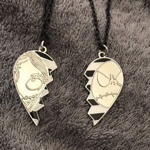 Nightmare Before Christmas Best Friend necklaces